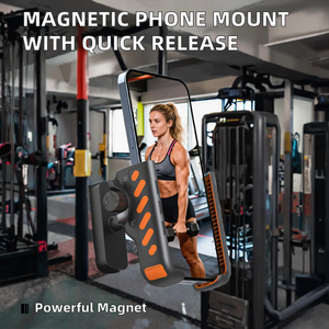 Support magnétique puissant pour téléphone, fixation guidon à dégagement rapide, hauteur réglable, compatible avec les surfaces métalliques - Product Image 4