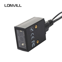 Línea de montaje industrial Escáner OMR Escáner de código de barras Terminal Decodificación de alta velocidad Código de barras 1D 2D USB 32 Bit CMOS Sense Reader