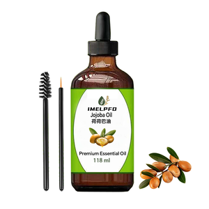Huile de croissance capillaire OEM, huile de jojoba en vrac, traitement naturel pressé à froid pour la perte de cheveux, épaississement, soin nourrissant du cuir chevelu - Product Image 1