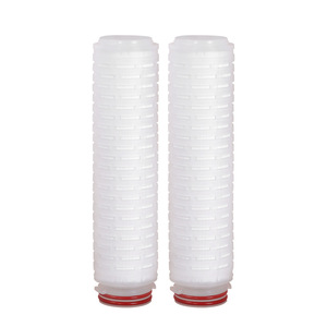 Microporous Pleated Filter Cartridge 10-Inch Flat Top Polypropylene Membrane For Medical Chemical Electronic Applications - Product Image 4