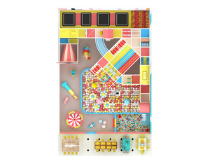 <b>Candy</b> Theme Children's Amusement Equipment Soft Indoor Play Equipment Kids Large Indoor Playground Amusement Park with Slide - Product Image 3