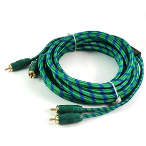 <span class=keywords><strong>Cable</strong></span> Blindado de Par Trenzado de Cobre de <span class=keywords><strong>5</strong></span> <span class=keywords><strong>Metros</strong></span>, 2 <span class=keywords><strong>RCA</strong></span> a 2 <span class=keywords><strong>RCA</strong></span>, con Cubierta de PVC - Product Image 1