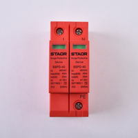 Dispositivo de Protección Contra Sobretensiones AC SPD T2 275V 385V 2P 3P 20KA 40KA, Protección Contra Rayos para Sistemas Solares Fotovoltaicos, Protector Contra Sobretensiones, Riel DIN