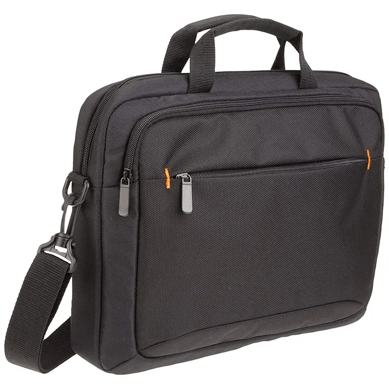 Custom logo oem black brinch branded unisex messenger briefcase 1680D nylon 15.6 inch executive waterproof men women laptop bag