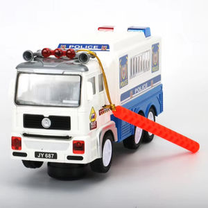 Jouet de voiture d'<span class=keywords><strong>ambulance</strong></span> pour enfants, fonctionne sur piles, voiture automatique à bascule avec lumières et sons 4D, jouet de voiture en plastique 4D - Product Image 4