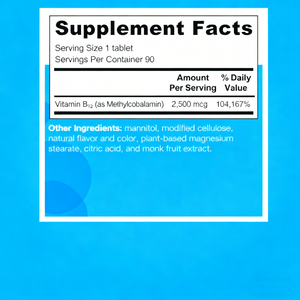 Produttori OEM Vendono Direttamente Integratori Alimentari di Vitamina <span class=keywords><strong>B12</strong></span> in Compresse con Marchio Proprio e Gusti Personalizzabili - Product Image 2