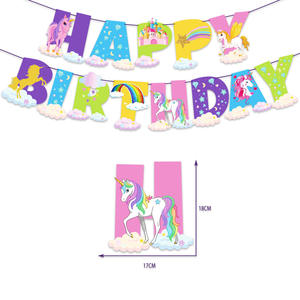 Ballons de fête <span class=keywords><strong>licorne</strong></span> pastel bon marché ballons en aluminium nuage filles 1 an <span class=keywords><strong>licorne</strong></span> décorations de fête d'<span class=keywords><strong>anniversaire</strong></span> boules de douche de bébé - Product Image 2