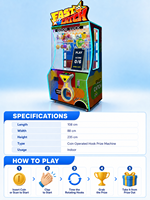 Machine de jeu à griffes Fast Catch avec lumière LED pour centre de divertissement familial