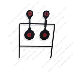 Metal Reset Target Carbon Steel Plate Shooting Target Rotation Uses 177 And 22 Shooting Targets