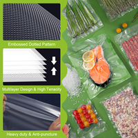 Sacs et rouleaux de mise sous vide en plastique de qualité alimentaire, prix d'usine, taille personnalisée, pochette sous vide pour la conservation des aliments à la maison et en cuisine