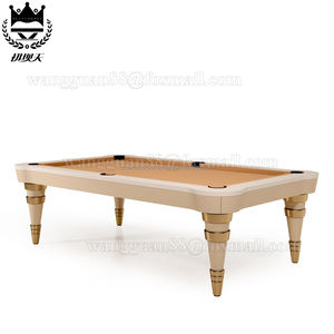 โต๊ะพูลไม้แท้คุณภาพสูง ราคาโรงงาน สำหรับคลับบิลเลียด - Product Image 5