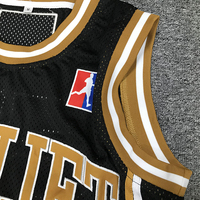 Kustom Jersey basket pria Vintage terbaik basket desain Jersey
