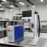 Portable 20W 30W 50W Mopa Or Métal Smart Couleur Laser À Fiber Machine De Marquage 80W Puissance Raycus Marque Prend En Charge DWG BMP Graphique 3D