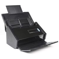 Scanner couleur portable Fujitsu iX500, recto-verso, avec suppression automatique des pages vierges, ADF sans fil, pour la numérisation de fichiers à domicile ou au petit bureau.