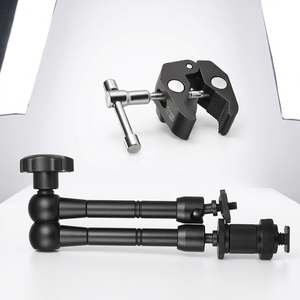 Brazo Mágico en Oferta, Soporte Articulado Metálico de 7 Pulgadas con Super <span class=keywords><strong>Clamp</strong></span> para Cámara DSLR, Accesorio de Fotografía para Estudio Fotográfico - Product Image 4