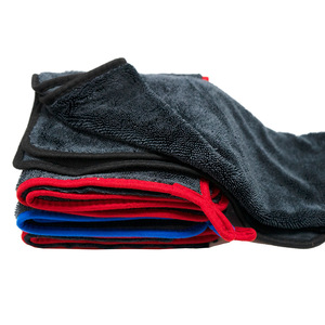 Serviette de lavage auto en microfibre tressée, 650 g/m², très absorbante pour le nettoyage des voitures - Product Image 2