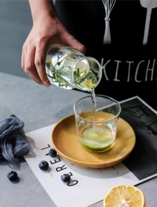 Thủy Tinh Borosilicate Cao Trong Suốt Cho Hộ Gia Đình Sử Dụng Công Suất Lớn Nước Lạnh Nồi Nước Trái Cây Và Bia Nồi Với Spout Cup - Product Image 5