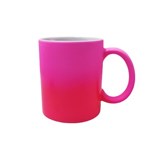 Tasses à café en céramique mate 11 oz de couleur unie, créatives, <span class=keywords><strong>avec</strong></span> poignée et logo personnalisable pour cadeaux promotionnels, résistantes aux hautes températures, vente en gros - Product Image 5