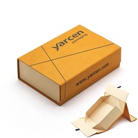 Boîtes en carton personnalisées de luxe avec fermeture magnétique à rabat pour emballages de cosmétiques, de bijoux et de cadeaux, boîtes en papier pliables magnétiques