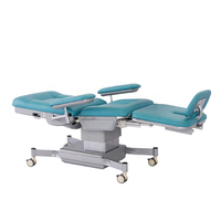 Chaise médicale mobile électrique LTSH23 pour dialyse et prélèvement sanguin, chaise d'infusion hospitalière avec balance intégrée