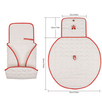 Tapis à langer pour bébé pliable, imperméable, en coton biologique, imprimé avec un motif hawaïen personnalisé, vente en gros