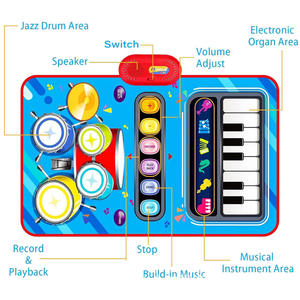 Alfombra Musical Electrónica 2 en 1 con Micrófono, Juguete Musical Interactivo para Padres e Hijos, en Oferta - Product Image 4