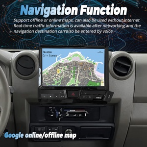 Reproductor de Video para Auto con Carplay, Android 13, Pantalla QLED de 256G, Radio, GPS, Bluetooth para Toyota Cruiser 70 76 75 LC70 LC76 LC75 2007- - Product Image 5