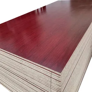 Tablero de partículas laminadas de melamina de doble cara para muebles, 4x8, 12mm, 18mm, blanco