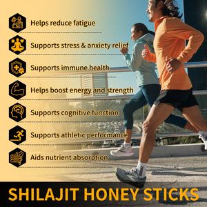 Résine de <span class=keywords><strong>Shilajit</strong></span> en gros OEM, 30 bâtonnets, <span class=keywords><strong>Shilajit</strong></span> d'or de l'Himalaya, bâtonnets de miel au <span class=keywords><strong>Shilajit</strong></span> avec du safran pour adultes - Product Image 5