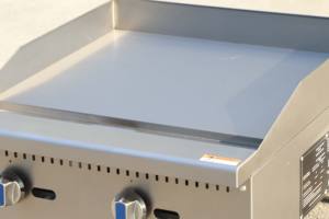 24" Commercial Counter <strong>Top</strong> Griddle with Charbroiler Range Gas Range with Bbq <strong>Grill</strong> - Product Image 6