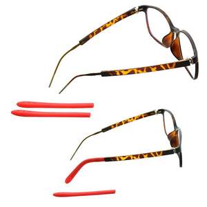 Couvre-branches en silicone à trois trous ZT, antidérapants, accessoires pour lunettes de soleil et montures de prescription - Product Image 1