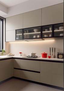 Precio de fábrica Armarios de cocina completos Juego de muebles Diseño de gabinetes de cocina personalizados modernos - Product Image 2