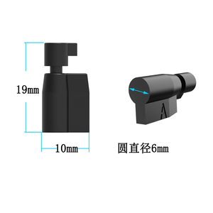 Niusida Dùng Một Lần Vĩnh Viễn Khóa Nhựa Phím Cho Nam Sissy Ht Chastity Lồng Thánh Huấn Luyện Viên Mãi Mãi Khóa 5 Miếng Gà Lồng - Product Image 5