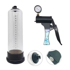 Jouets sexuels pour hommes, cylindre pour agrandissement manuel, pompe à vide pour agrandissement du pénis avec valve, poignée en laiton - Product Image 3