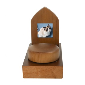 Urnas de madera personalizables para cremación de mascotas, casa para gatos, ataúdes para mascotas, sentimientos de sustento, personalización, urnas <span class=keywords><strong>funerarias</strong></span> de madera para perros y gatos - Product Image 4