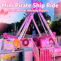 Manèges à sensations fortes pour parcs d'attractions, manèges portables pour enfants montés sur remorque, bateau pirate portable à vendre avec remorque
