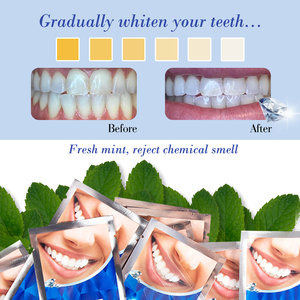 Bandes sèches de blanchiment des dents invisibles sans résidus blanc avancé 6HP <span class=keywords><strong>5D</strong></span> à usage domestique - Product Image 3