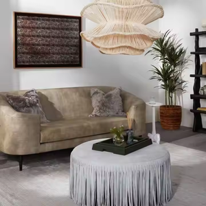 Lustre <span class=keywords><strong>en</strong></span> <span class=keywords><strong>Rotin</strong></span> Tressé Main Multi-Niveaux, Lampe Fleur pour Salle à Manger, <span class=keywords><strong>Suspension</strong></span> Rustique de Ferme, Grande Lampe Pendentif Panier Ronde - Product Image 6