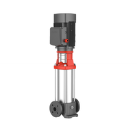 Pompa Air Sentrifugal Multistage Vertikal LVR1-17 1.5kW 120m Head 1.8m3/h 380V Stainless Steel 304 Booster
