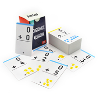 Cartes à jouer en lin double face personnalisables, impression de papier de jeu de cartes de famille personnalisées avec logo personnalisé