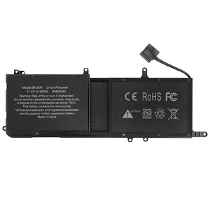 Batería de <span class=keywords><strong>ordenador</strong></span> portátil 9Njm1 para Dell <span class=keywords><strong>Alienware</strong></span> Computer 15R3 R4 17 R4 R5 Series Baterías de litio de alta capacidad para portátiles - Product Image 1