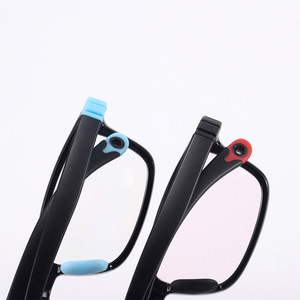 Monture de lunettes de sport TR90 bicolore pour enfants, légère, détachable, design quadrilatère à monture complète pour enfants - Product Image 2