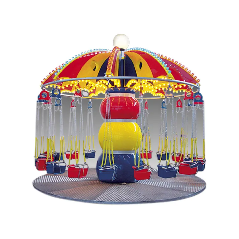 Factory Price Umbrella flying chair Amusement Park RIde Flying Chair|Outdoor Theme Park Equipment Swing Kids Ride For Sale