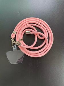 Transparente TPU Phone <span class=keywords><strong>Lanyard</strong></span> Hülle mit Karten halter Universal Cross body Strap Connection Zurück Aufkleber Schlüssel anhänger Festes Stück - Product Image 6