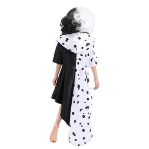 Disfraz <span class=keywords><strong>de</strong></span> <span class=keywords><strong>Halloween</strong></span> 101 Loyal para Mujer Adulta, Modelo Echo Cos, Sirena Blanca y Negra, Kuila <span class=keywords><strong>De</strong></span> Ville, Vestido con Puntos para Actuación en Escenario, Poliéster - Product Image 4