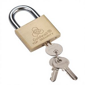 Serrure à cadenas en laiton de qualité standard, série 20mm-60mm, clé mécanique, modèle BTZ-T1 - Product Image 1