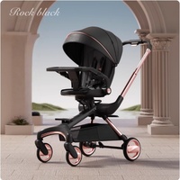 Nouveaux modèles de poussettes 2026 en promotion : poussette pliable rentable, chariot réversible en alliage d'aluminium, capacité de charge 15 kg, 6-3 ans