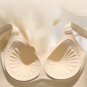 Venta directa de fábrica de ropa interior sin costuras para mujer, sin aros, para senos pequeños, con efecto push-up, soporte superior, talla grande - Product Image 4