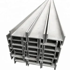 Q235b Q345b H-tipo acciaio zincato H trave Astm A36 10m H-Beam acciaio prezzo Per Kg acciaio I-beam