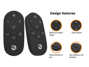 7 버튼 음성 원격 프로젝터 리모컨 7 키 팬 원격 제어 - Product Image 4